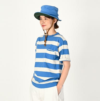 Big Stripe Tenjiku Cotton 908 45 Star T-shirt