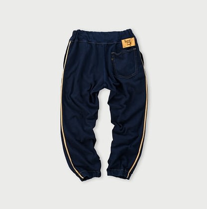 Indigo Dekoboko Tenjiku Cotton 908 Sweat Pants (Size 2)