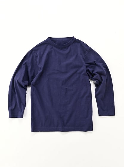 Dozume Tenjiku Cotton 908 45 Star T-shirt navy