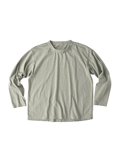 Dozume Tenjiku Cotton 908 Ocean Long Sleeve T-shirt mint