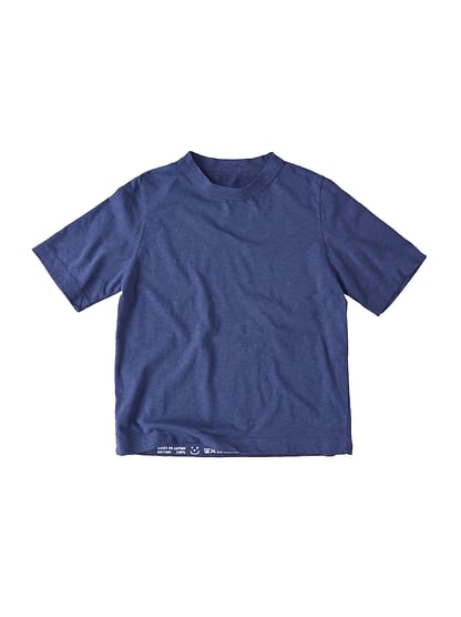 Dozume Tenjiku Cotton 45 Star T-shirt blue