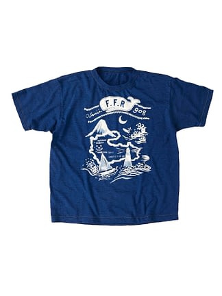 Indigo 45rimpic 908 Ocean Suka Hayama T-shirt