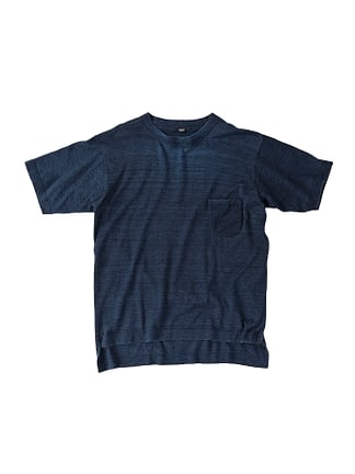 Indigo Daily Knit Sew Cotton 908 Ocean T-Shirt