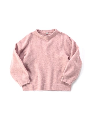 Float Boiled Wool de Puff T-shirt pink